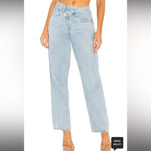 AGOLDE CRISS CROSS JEANS
